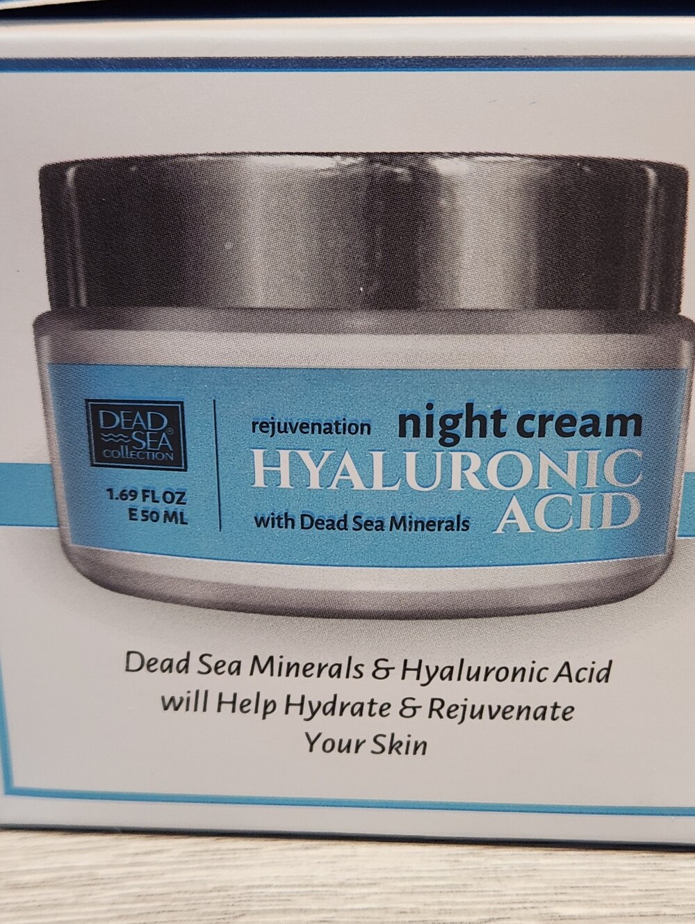New Dead Sea Collection Hyaluronic Acid Day Cream Rejuvenation 1.69 fl oz.